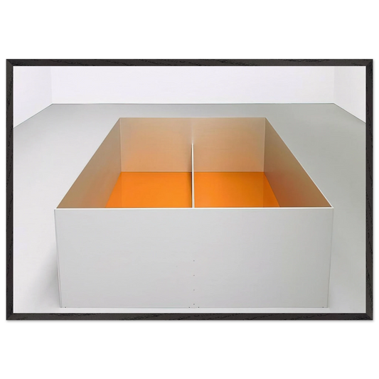 Untitled Menziken - 1989 - Donald Judd 70x100 cm / 28x40 inches Framed Art Print – Black Wooden Frame