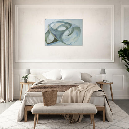 TOPOLOGICAL CONTORTION OF A FEMALE FIGURE - Salvador Dali Acrylic Print - 70x100 cm / 28x40″ inches