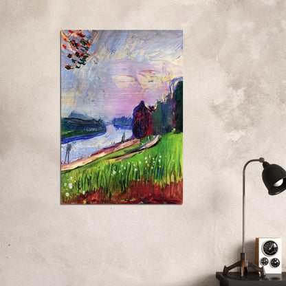 COPSE OF THE BANKS OF THE GARONNE 1900 - Henri Matisse Brushed Aluminum Print - 70x100 cm / 28x40 inches | Henri Matisse Aluminum Print | Henri Matisse Prints