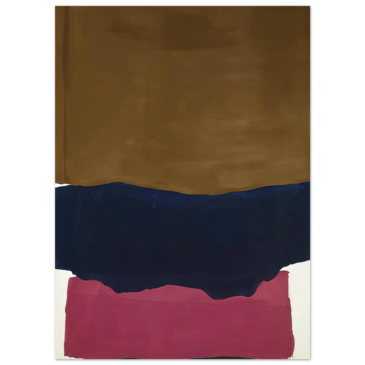 Helen Frankenthaler - Indian Summer - 1967 Wall art - 30x40 cm / 12x16 Inches - Fine Art Poster - -