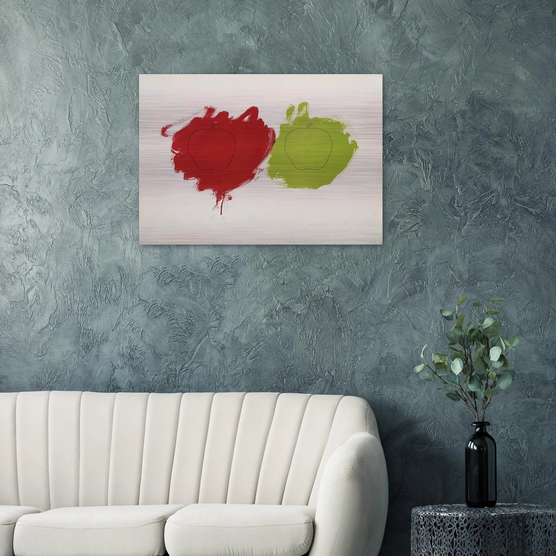 Cut - 1964 - Billy Apple Brushed Aluminum Print - 70x100 cm / 28x40 inches | Billy Apple Aluminum Print | Billy Apple Prints