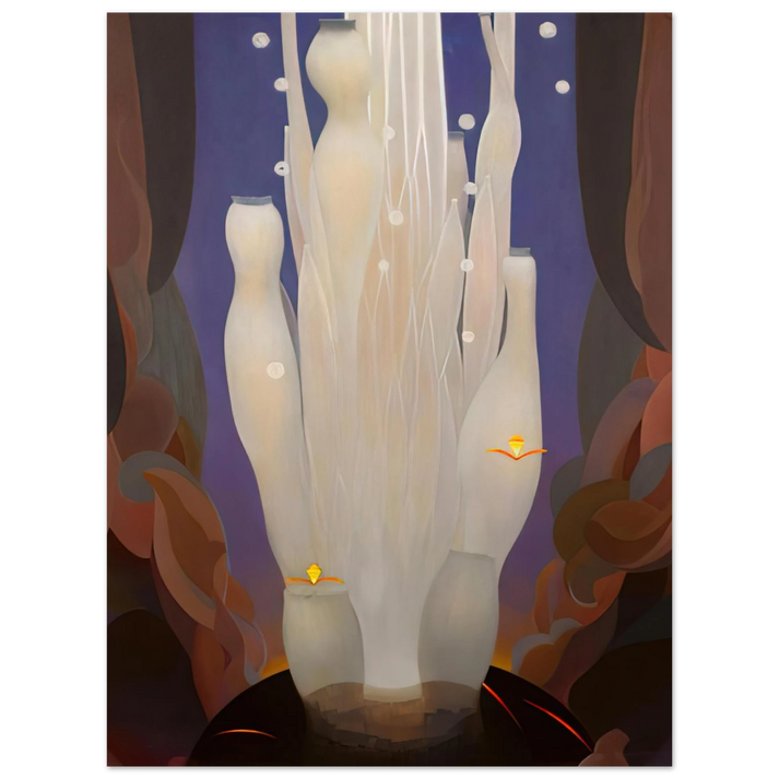 Agnes Lawrence Pelton - Fire Sounds - 1930  75x100 cm / 30x40inches Fine Art Poster