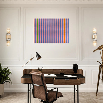Sweet Score-Skylark - 1960 - Gene Davis Brushed Aluminum Print - 70x100 cm / 28x40 inches | Gene Davis Aluminum Print | Gene Davis Prints