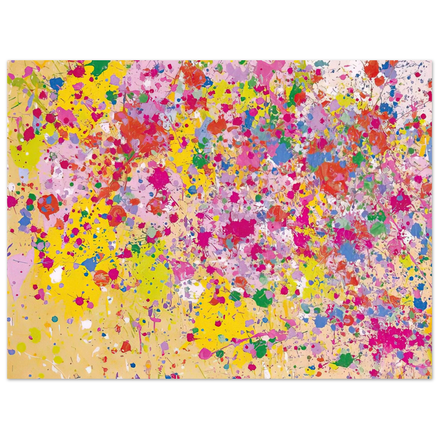 Walasse Ting - Sweet Milky Way - 1969  75x100 cm / 30x40inches Fine Art Poster