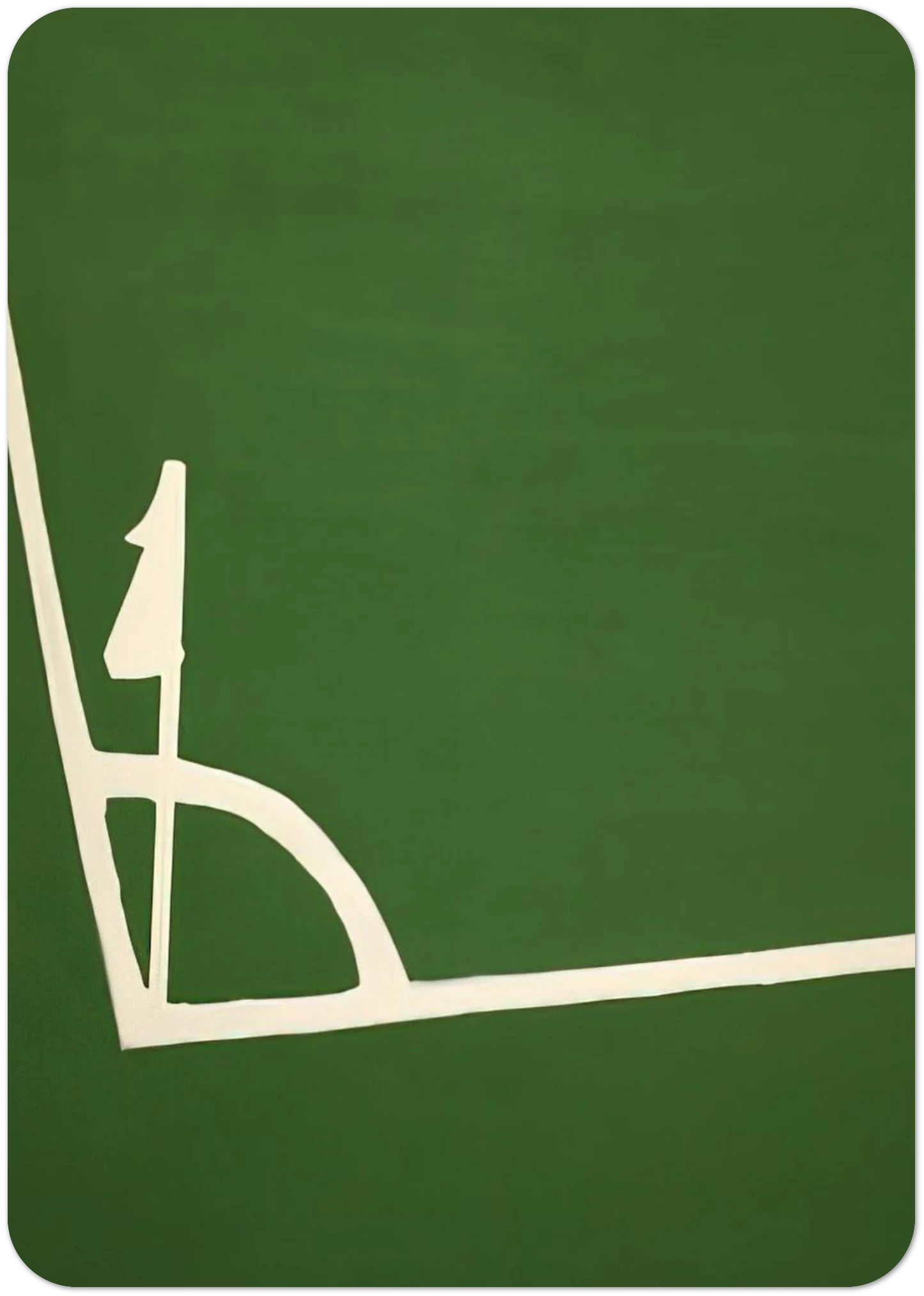 Kalklijnen hoek - 1971 By Ralston Crawford Pack of 10 Post Cards | Ralston Crawford Post Cards | A6 (10.5 x 14.8 cm) - 4.1 x 5.8 inches