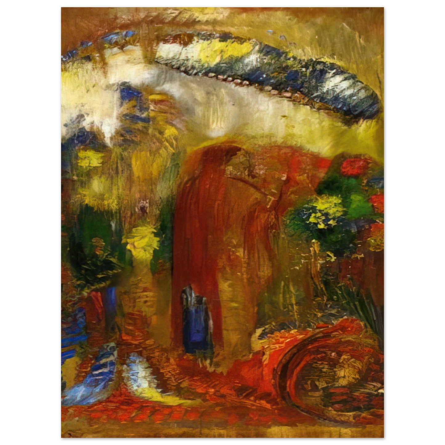 Odilon Redon - THE SERMON  75x100 cm / 30x40inches Fine Art Poster
