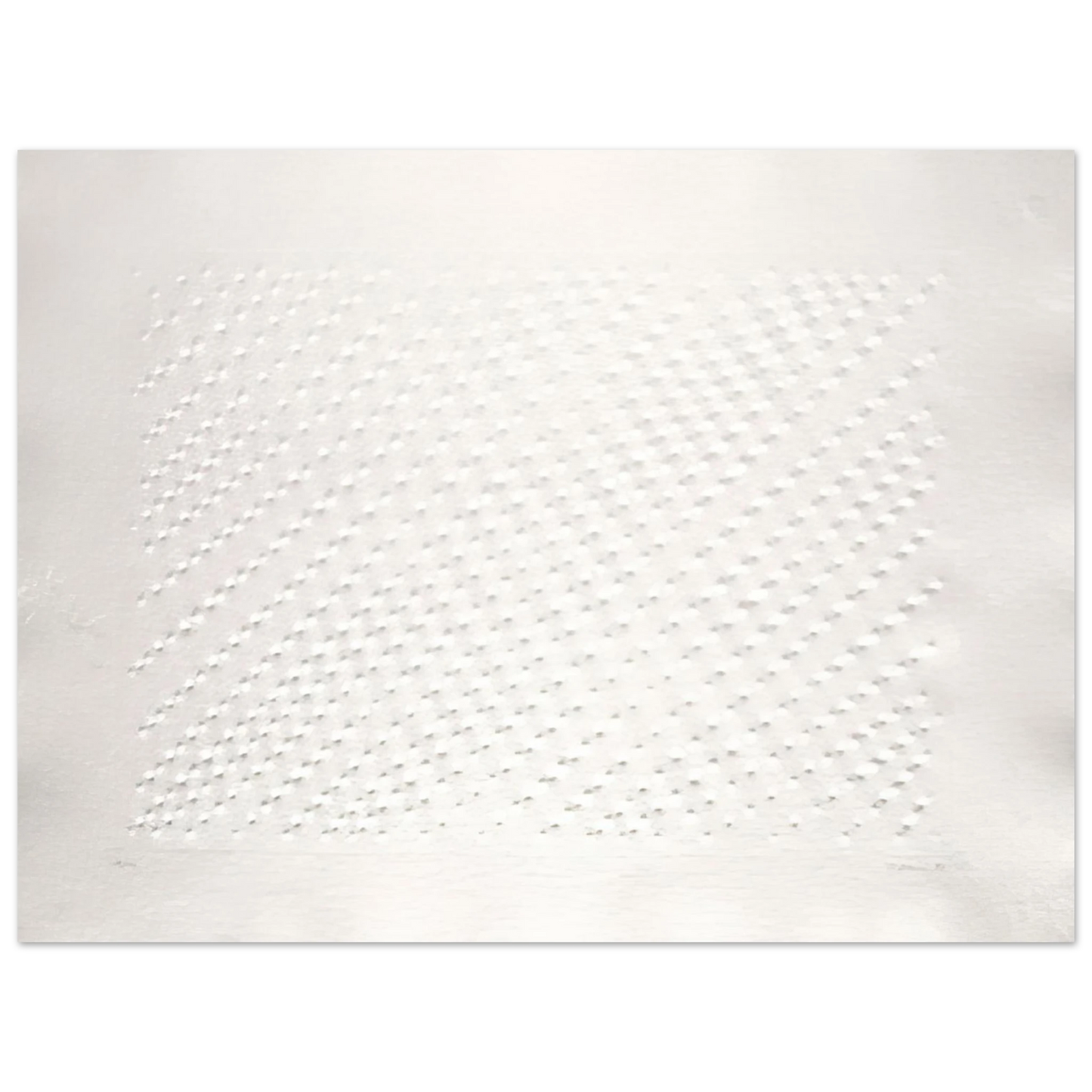 Enrico Castellani - Untitled Hommage ÃƒÂ¡ Santomaso - Spatialism  75x100 cm / 30x40inches Fine Art Poster