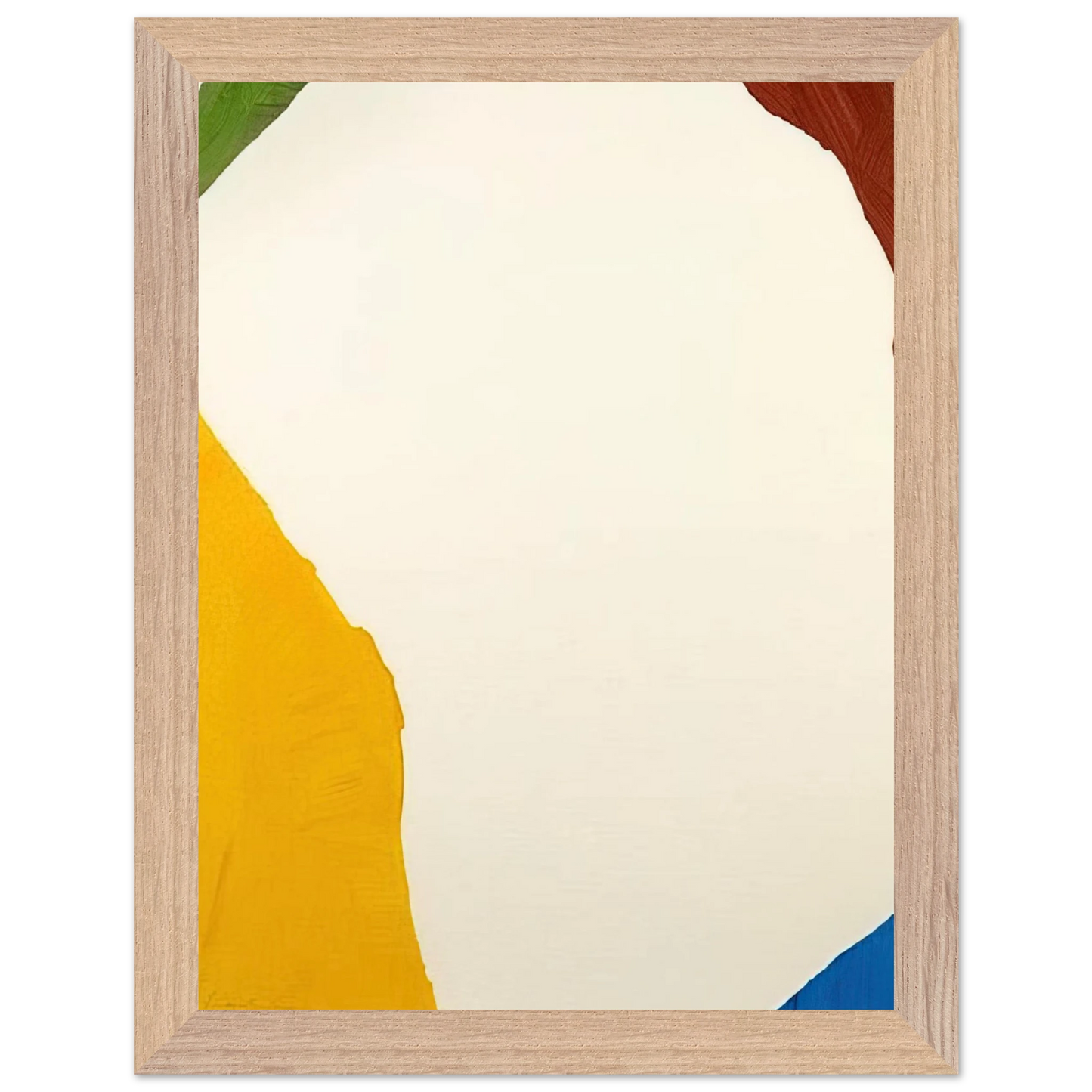 Helen Frankenthaler - Wind Directions - 1970 Wall art - A2 (42 x 59.4  cm) - Premium Wooden Framed Poster With Fine Art Paper-canvas - Wood frame