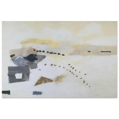 Footsteps - 1954 - Kenzo Okada Art Prints - 100x150 cm / 40x60″ inches | Kenzo Okada Poster | Kenzo Okada Prints