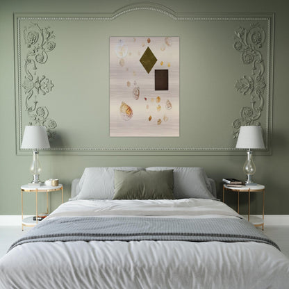 Homan-Ji III - 1995 - Jennifer Bartlett Brushed Aluminum Print - 70x100 cm / 28x40 inches | Jennifer Bartlett Aluminum Print | Jennifer Bartlett Prints