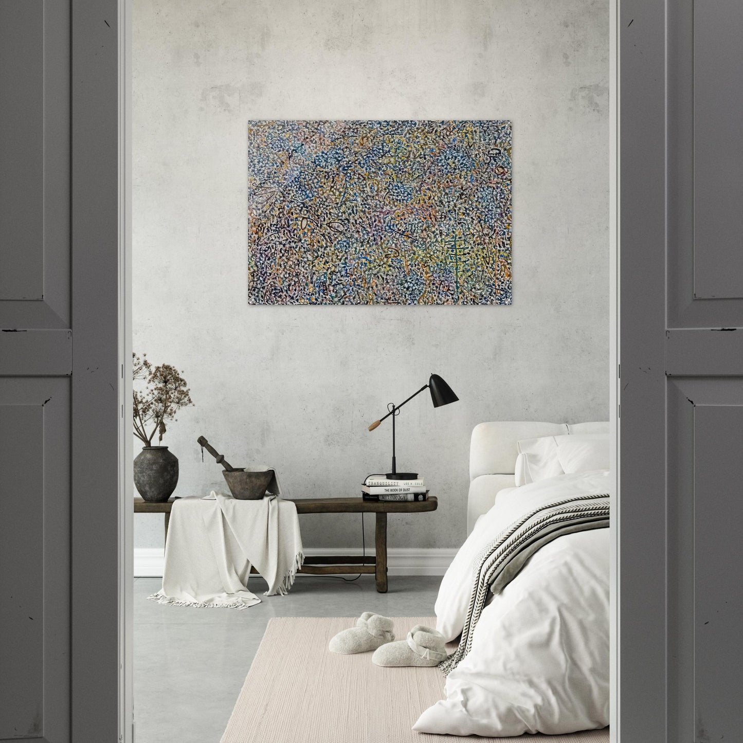 Presence Amaranth Garden - Richard Pousette-Dart Acrylic Print - 70x100 cm / 28x40″ inches