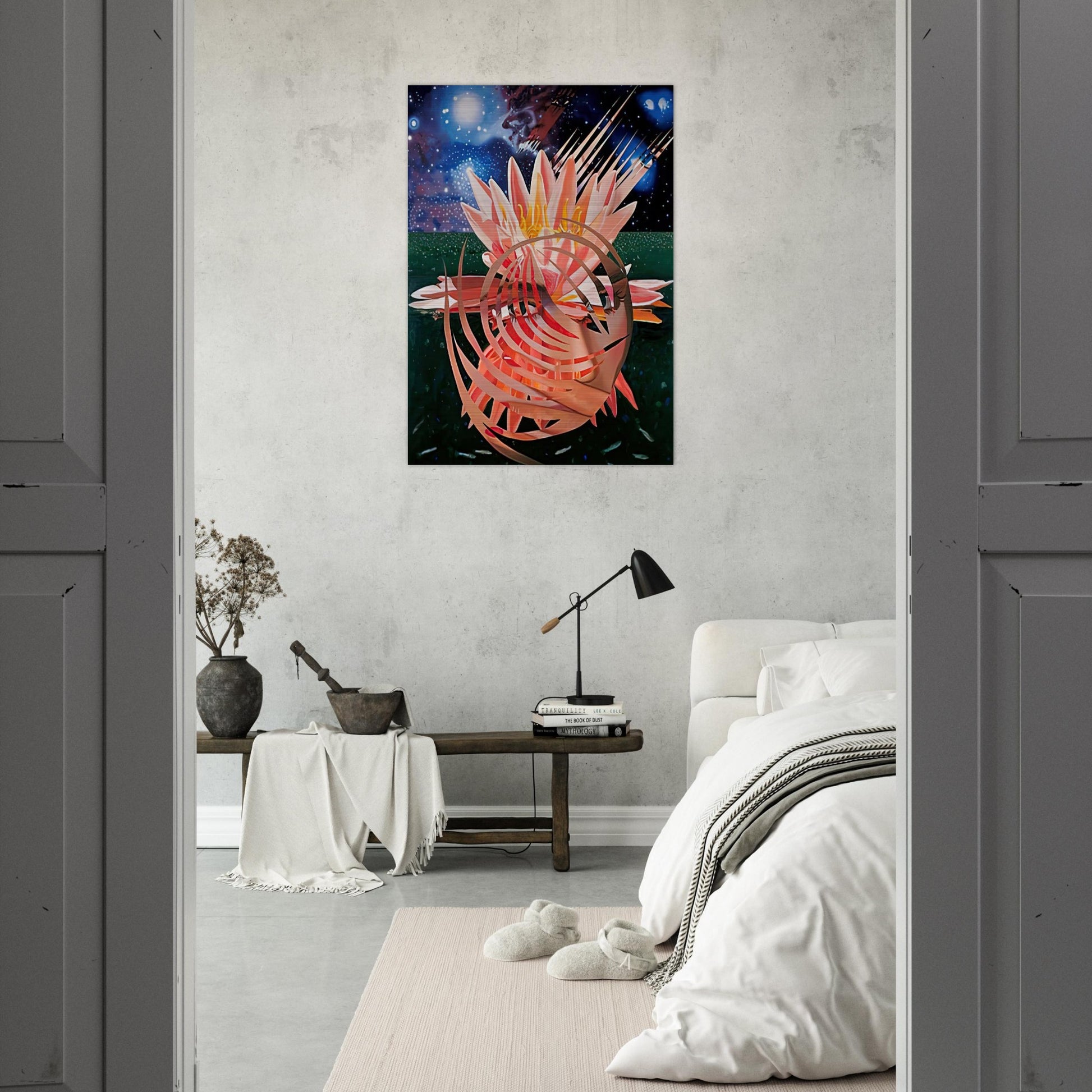 Welcome to the Water Planet - James Rosenquist Brushed Aluminum Print - 70x100 cm / 28x40 inches | James Rosenquist Aluminum Print | James Rosenquist Prints
