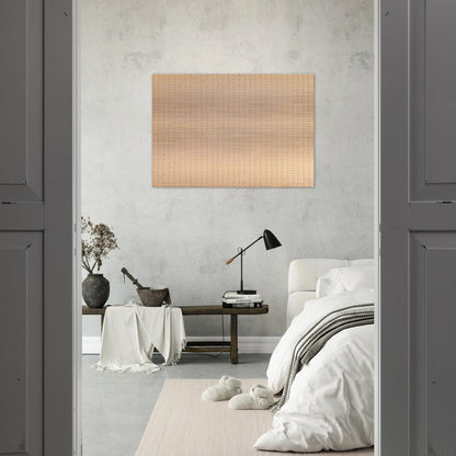 Untitled  White Flower  - Agnes Martin Brushed Aluminum Print - 70x100 cm / 28x40 inches | Agnes Martin Aluminum Print | Agnes Martin Prints