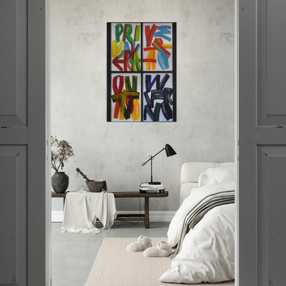 Four Seasons - 1989 - Joao Vieira Brushed Aluminum Print - 70x100 cm / 28x40 inches | Joao Vieira Aluminum Print | Joao Vieira Prints