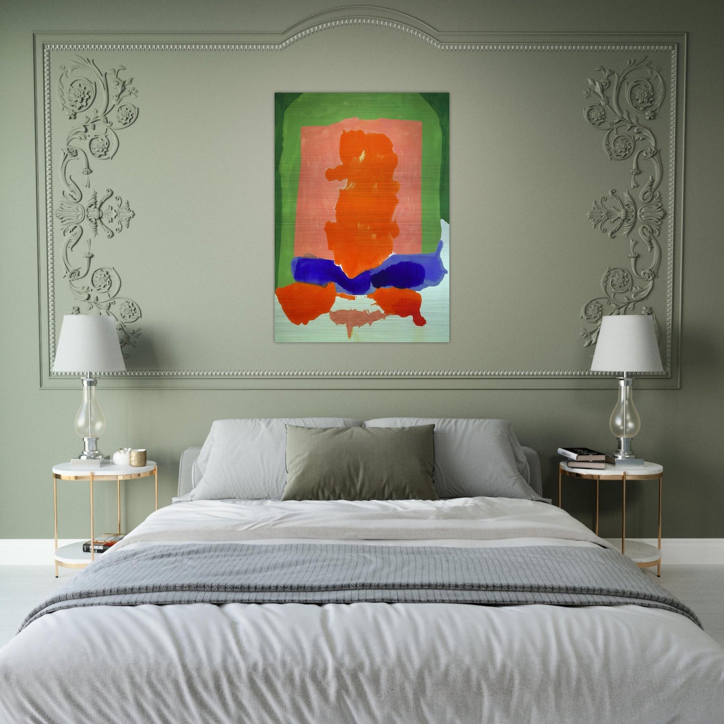 Small s Paradise - 1964 - Helen Frankenthaler Brushed Aluminum Print - 70x100 cm / 28x40 inches | Helen Frankenthaler Aluminum Print | Helen Frankenthaler Prints