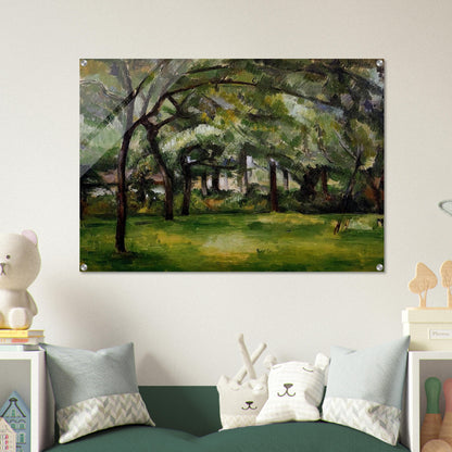 Farm in Normandy. Summer - Paul Cézanne Acrylic Print - 70x100 cm / 28x40″ inches