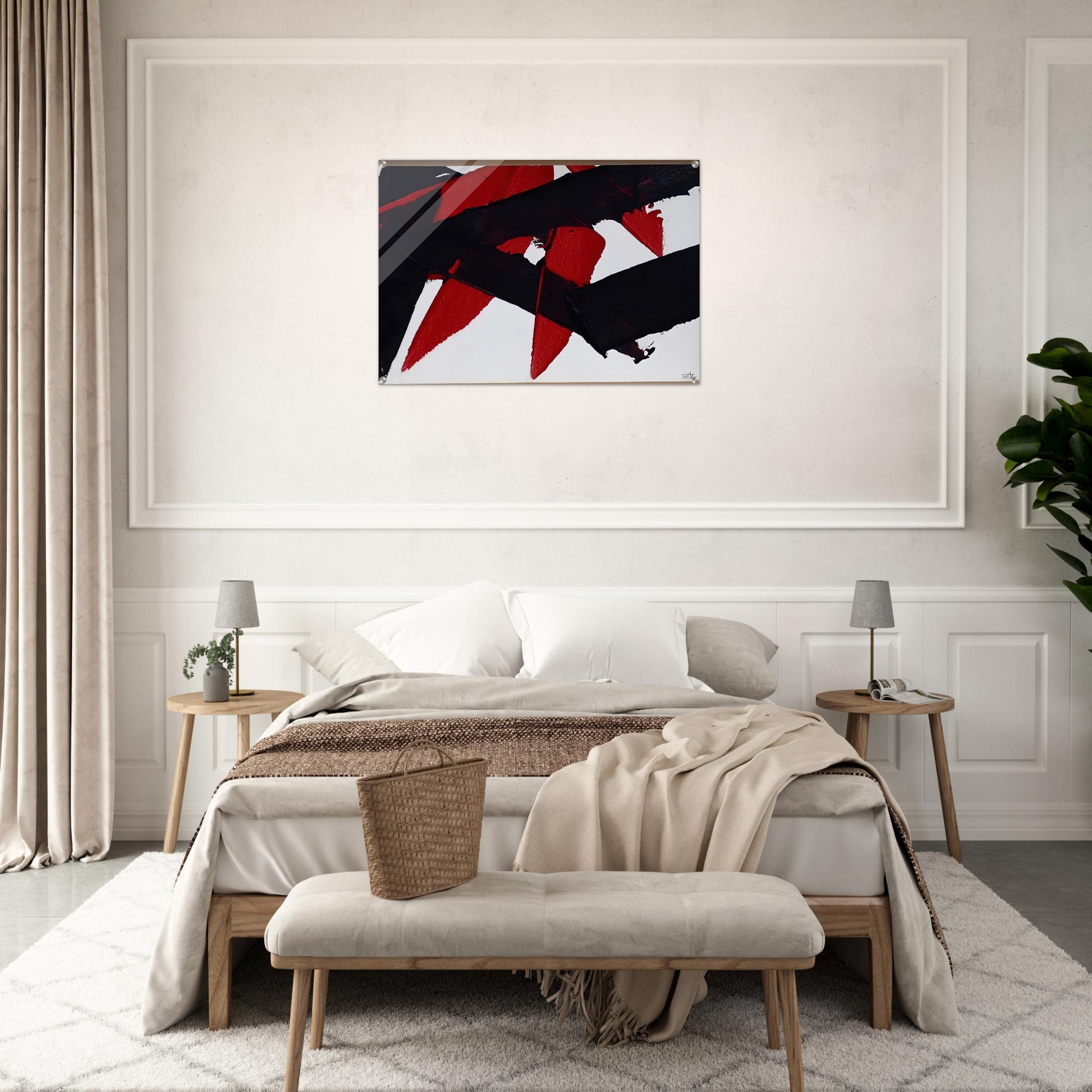UNTITLED 2007 - Luis Feito Acrylic Print - 70x100 cm / 28x40″ inches
