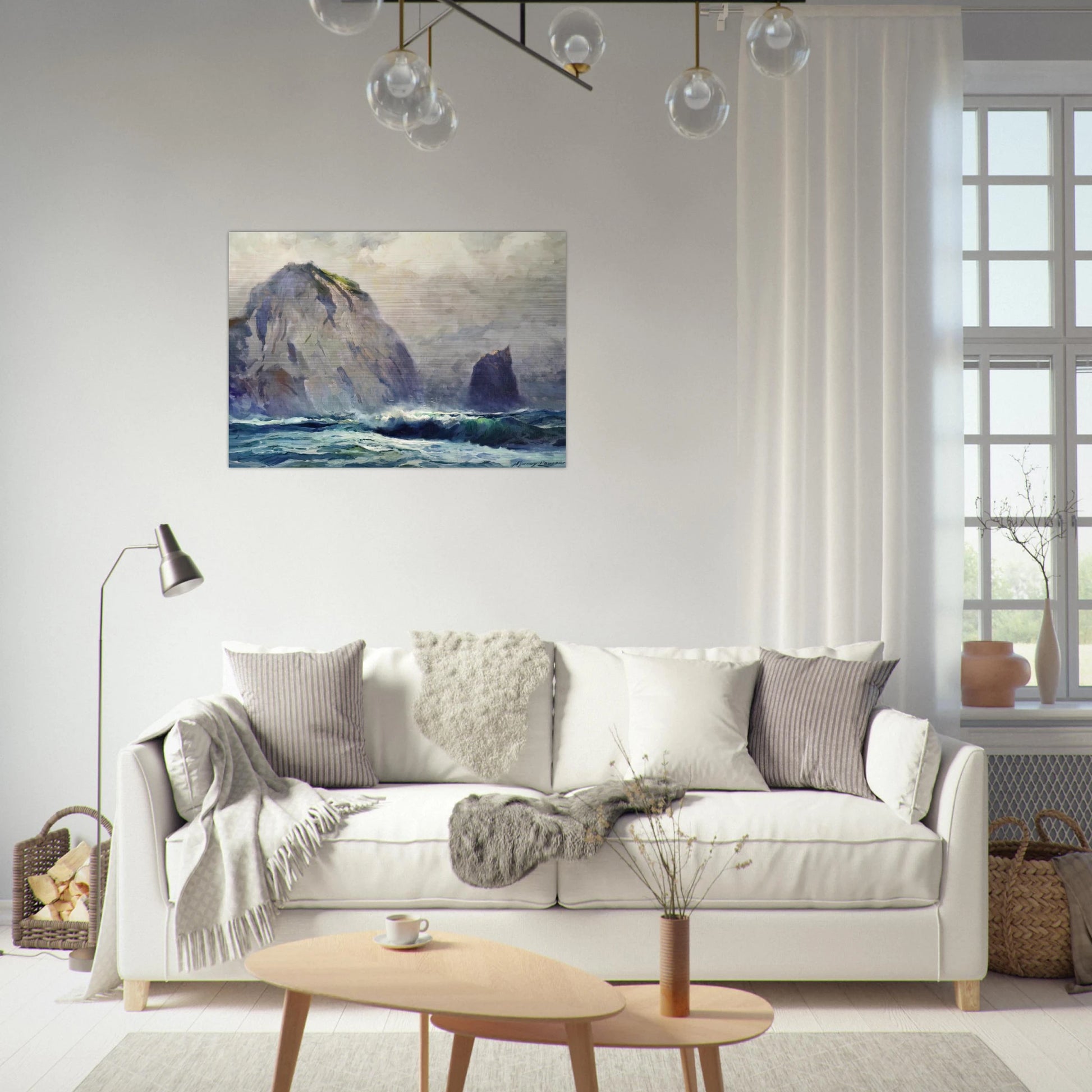 Cape St. Elias - 1928 - Sydney Laurence Brushed Aluminum Print - 70x100 cm / 28x40 inches | Sydney Laurence Aluminum Print | Sydney Laurence Prints