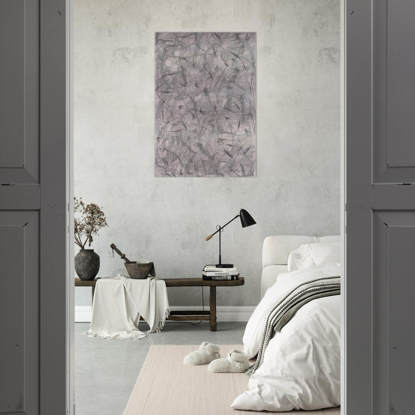 UNTITLED 1980 - Gotthard Graubner Brushed Aluminum Print - 70x100 cm / 28x40 inches | Gotthard Graubner Aluminum Print | Gotthard Graubner Prints