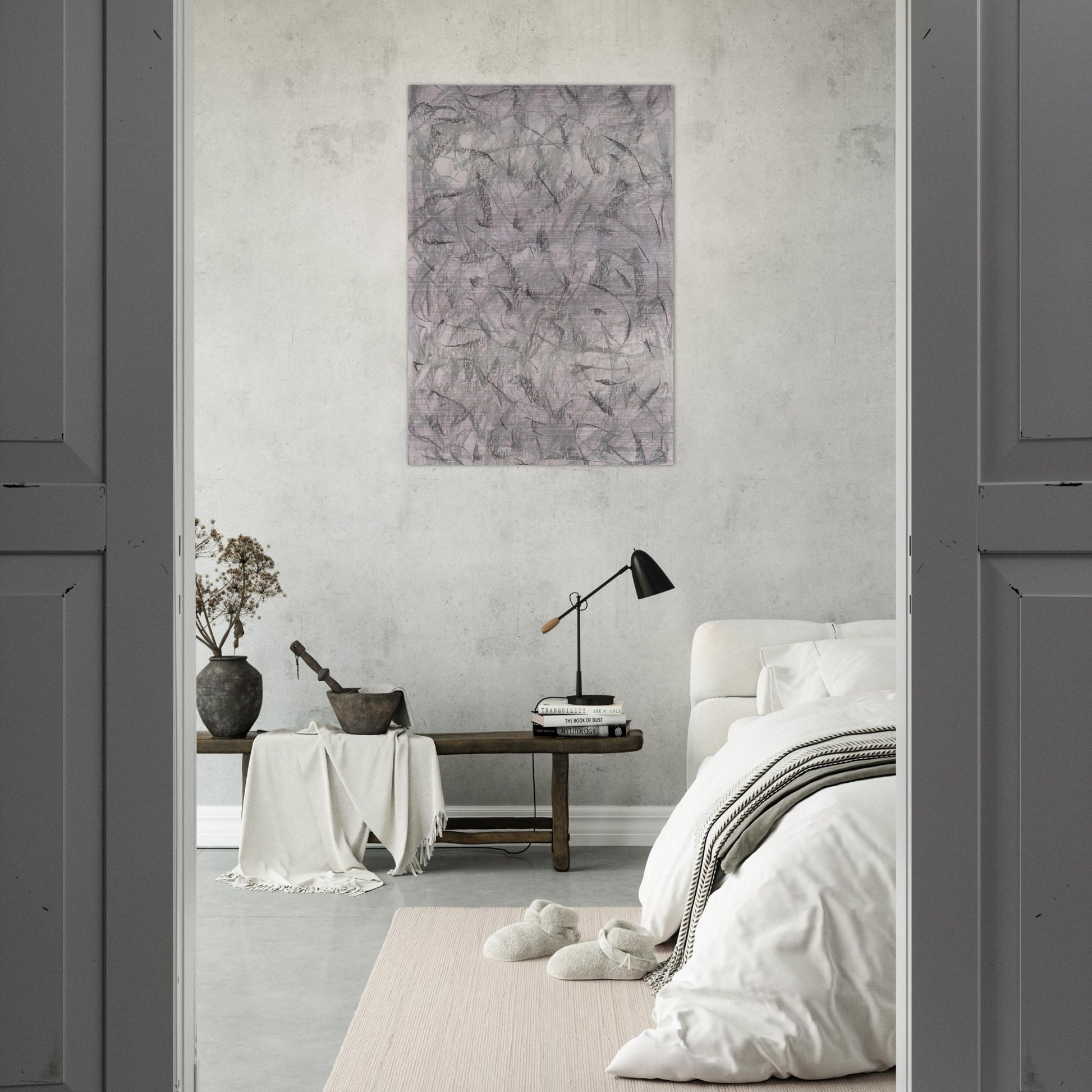 UNTITLED 1980 - Gotthard Graubner Brushed Aluminum Print - 70x100 cm / 28x40 inches | Gotthard Graubner Aluminum Print | Gotthard Graubner Prints