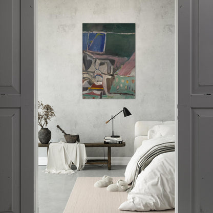 Berkeley #58 - Richard Diebenkorn Brushed Aluminum Print - 70x100 cm / 28x40 inches | Richard Diebenkorn Aluminum Print | Richard Diebenkorn Prints