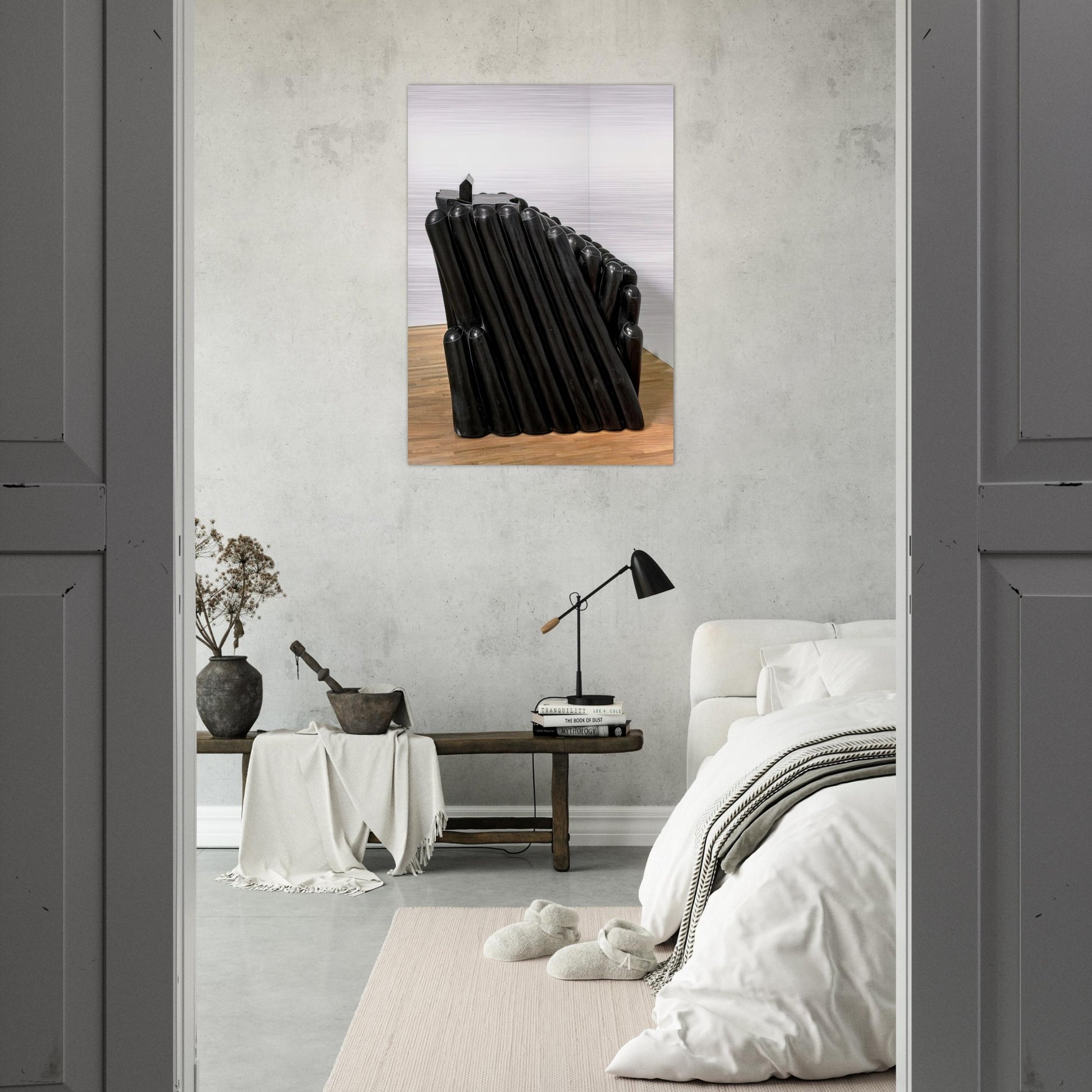 FEMME MAISON 1981 - Louise Bourgeois Brushed Aluminum Print - 70x100 cm / 28x40 inches | Louise Bourgeois Aluminum Print | Louise Bourgeois Prints
