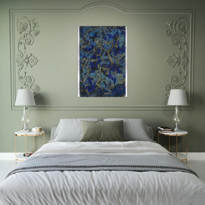 Peinture - 1963 - Simon Hantai Brushed Aluminum Print - 70x100 cm / 28x40 inches | Simon Hantai Aluminum Print | Simon Hantai Prints