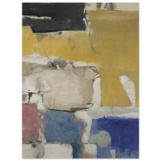 Richard Diebenkorn - Albuquerque #9  75x100 cm / 30x40inches Fine Art Poster