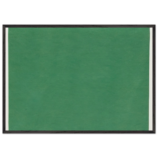 Green - Ellsworth Kelly 70x100 cm / 28x40 inches Framed Art Print – Black Wooden Frame