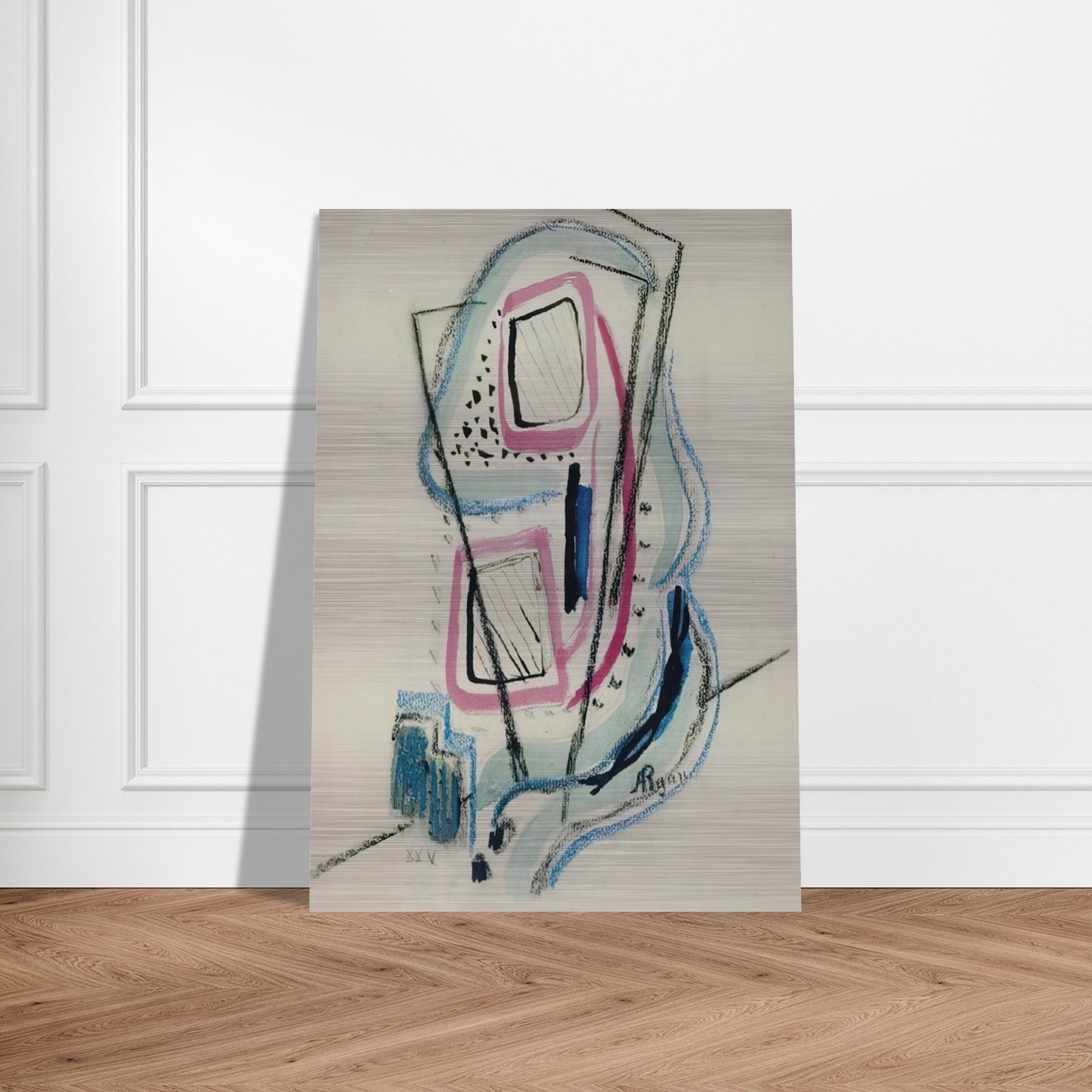 XXV - 1940 - Anne Ryan Brushed Aluminum Print - 70x100 cm / 28x40 inches | Anne Ryan Aluminum Print | Anne Ryan Prints