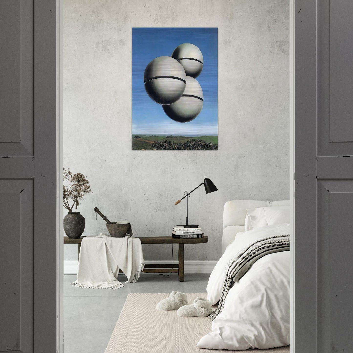 THE VOICE OF SPACE 1928 - Rene Magritte Brushed Aluminum Print - 70x100 cm / 28x40 inches | Rene Magritte Aluminum Print | Rene Magritte Prints