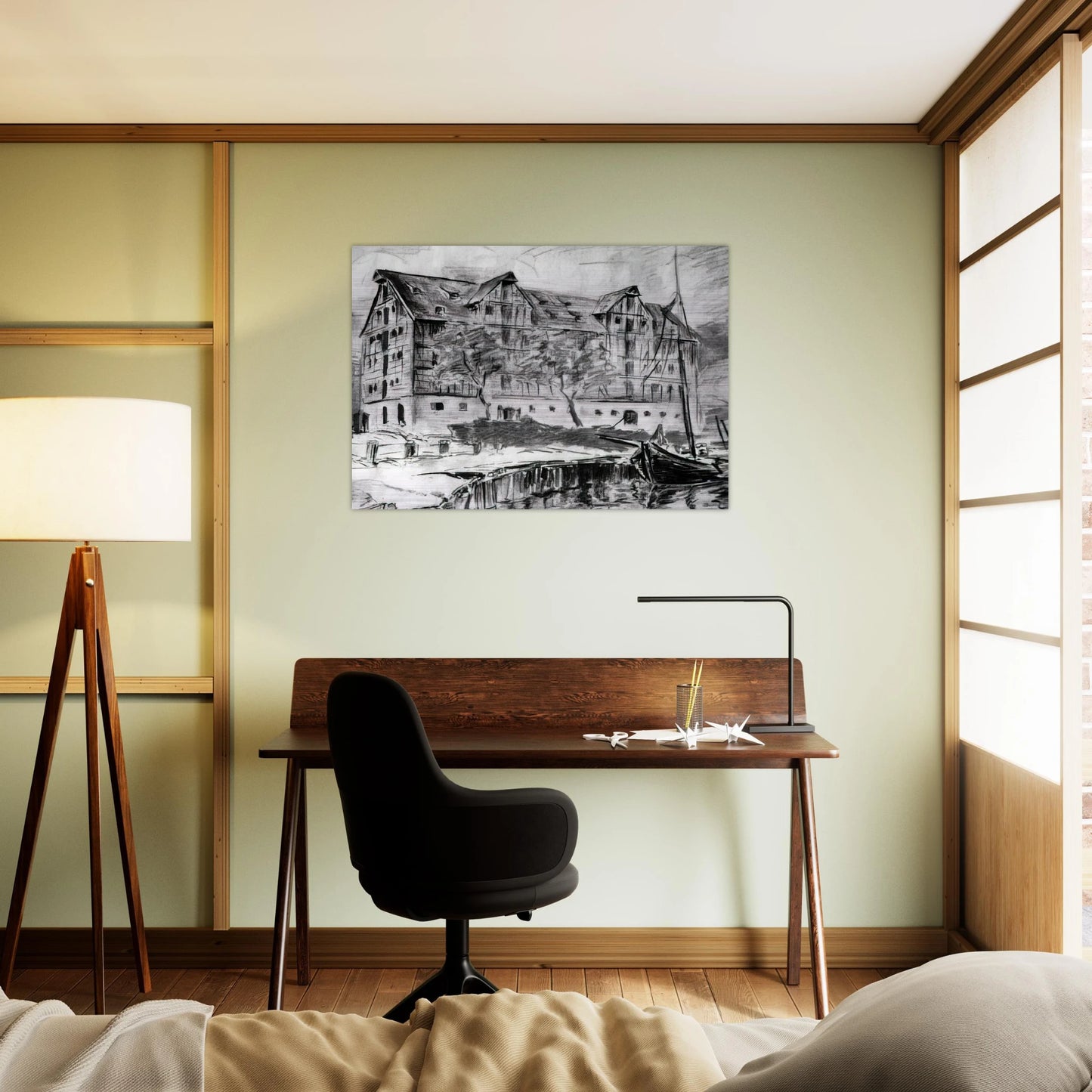 Untitled - 1926 - Konrad Zuse Brushed Aluminum Print - 70x100 cm / 28x40 inches | Konrad Zuse Aluminum Print | Konrad Zuse Prints