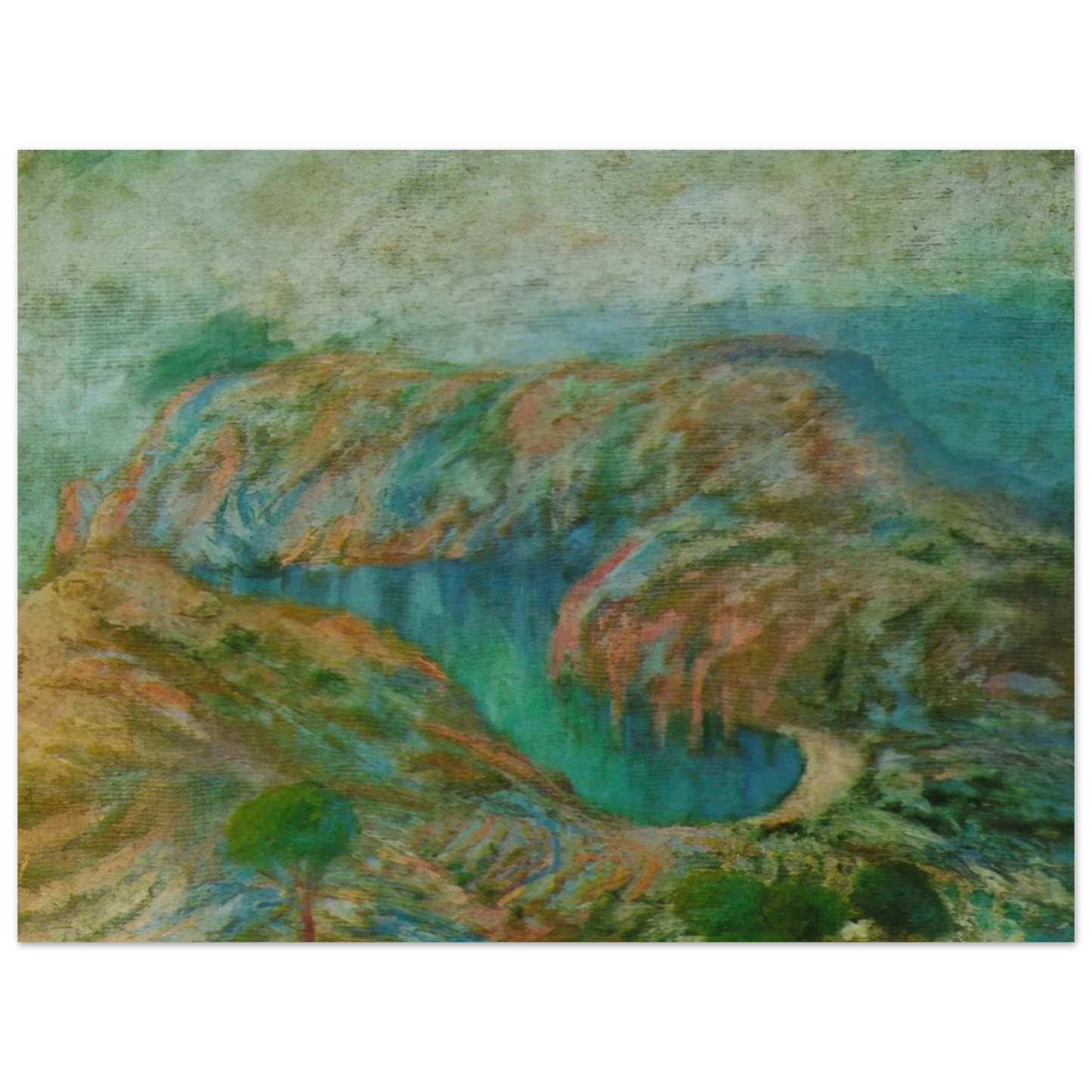 Salvador Dali - CALANQUE JONCULS CADAQUES  75x100 cm / 30x40inches Fine Art Poster
