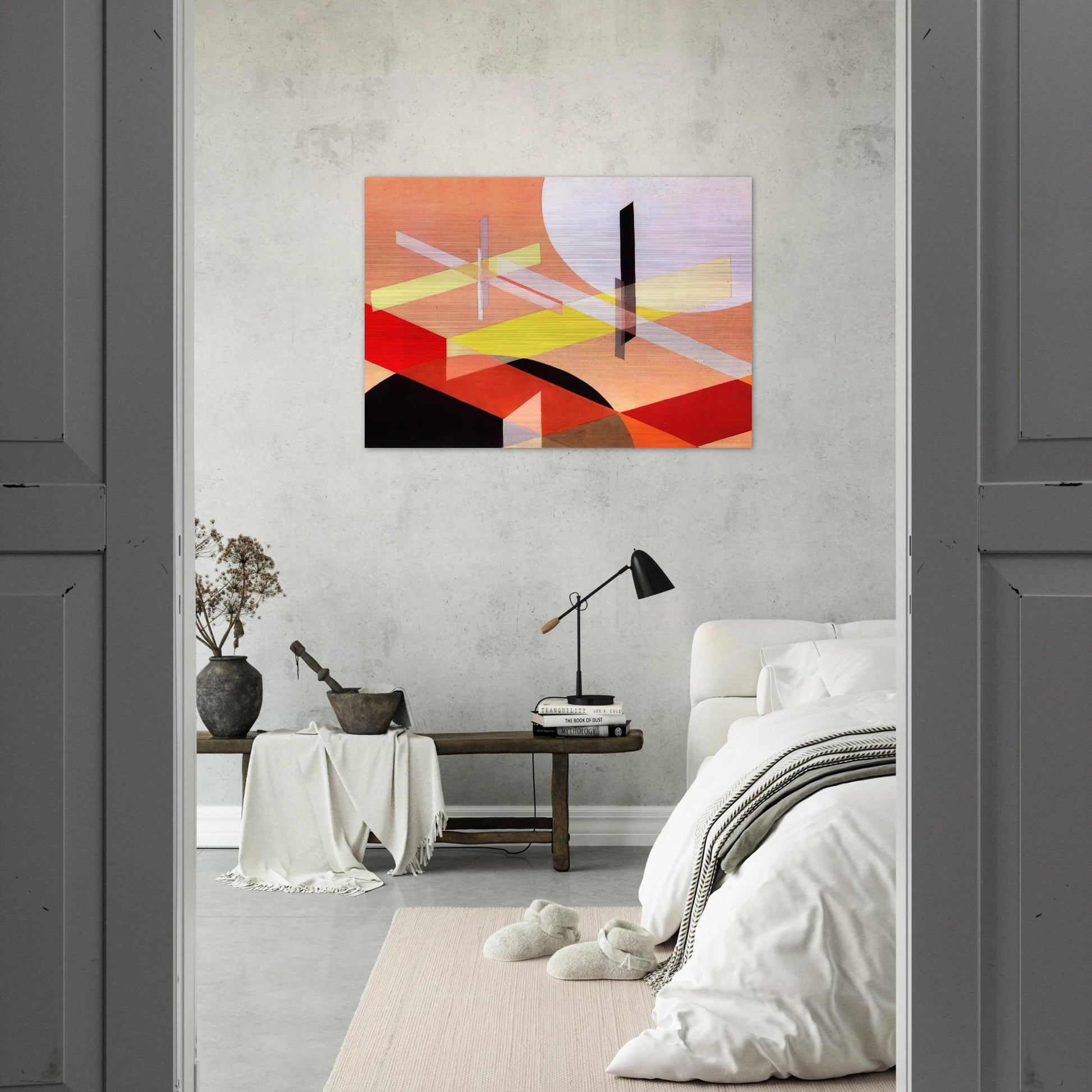 Composition Z VIII - Laszlo Moholy-Nagy Brushed Aluminum Print - 70x100 cm / 28x40 inches | Laszlo Moholy-Nagy Aluminum Print | Laszlo Moholy-Nagy Prints