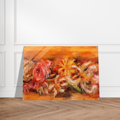 Garland of Flowers - Pierre-Auguste Renoir Acrylic Print - 70x100 cm / 28x40″ inches
