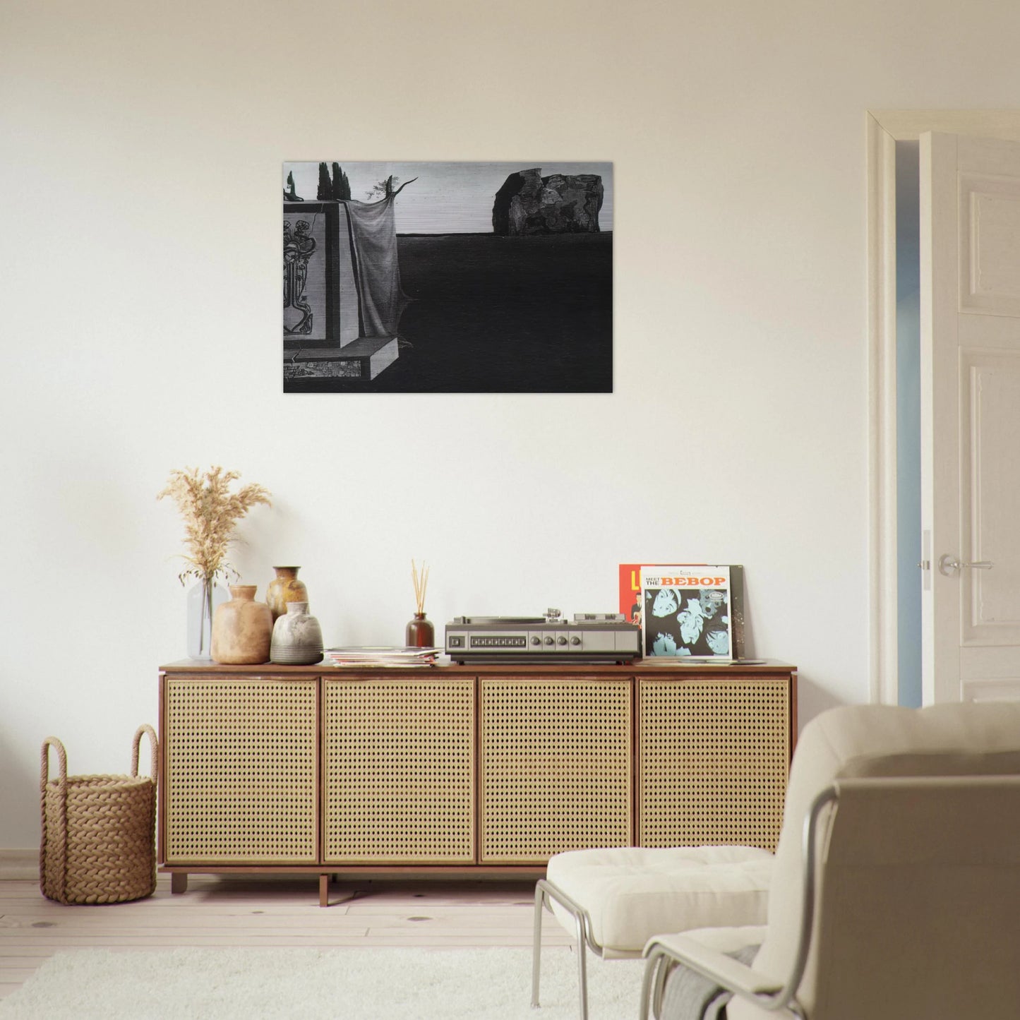 LANDSCAPE - Salvador Dali Brushed Aluminum Print - 70x100 cm / 28x40 inches | Salvador Dali Aluminum Print | Salvador Dali Prints
