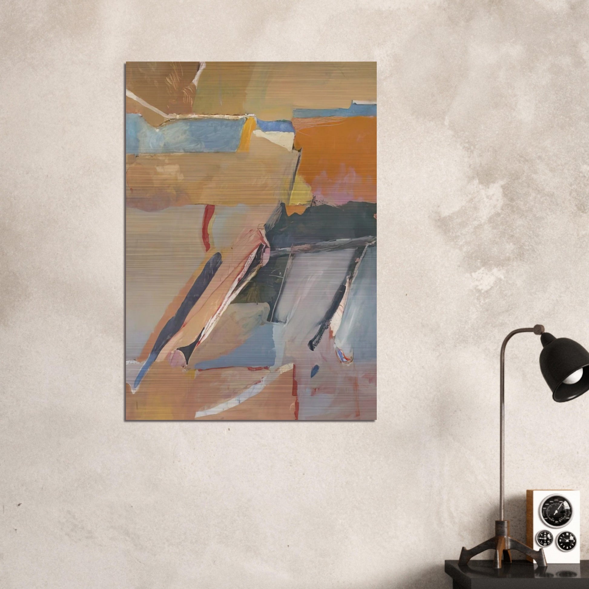 Berkeley #8 - Richard Diebenkorn Brushed Aluminum Print - 70x100 cm / 28x40 inches | Richard Diebenkorn Aluminum Print | Richard Diebenkorn Prints