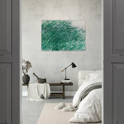 Returning from Tonnicoda - Cy Twombly Brushed Aluminum Print - 70x100 cm / 28x40 inches | Cy Twombly Aluminum Print | Cy Twombly Prints