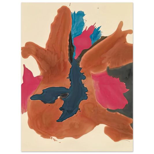 Helen Frankenthaler - Pink Lady, 1963- Wall Art - 21x29.7 cm / 8x12" - Fine Art Poster-canvas - -