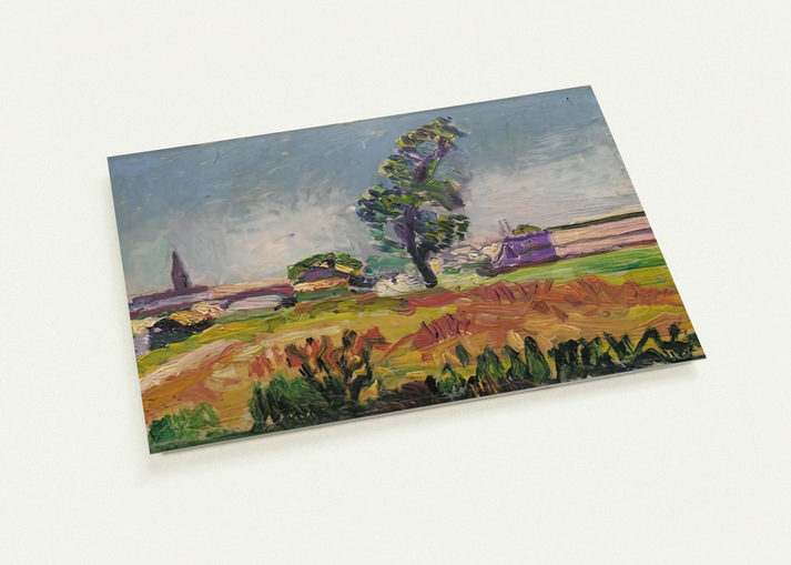 PAYSAGE DES ENVIRONS DE TOULOUSE LE PONT DES DEMOISELLES 1898 By Henri Matisse Pack of 10 Post Cards | Henri Matisse Post Cards | A6 (10.5 x 14.8 cm) - 4.1 x 5.8 inches