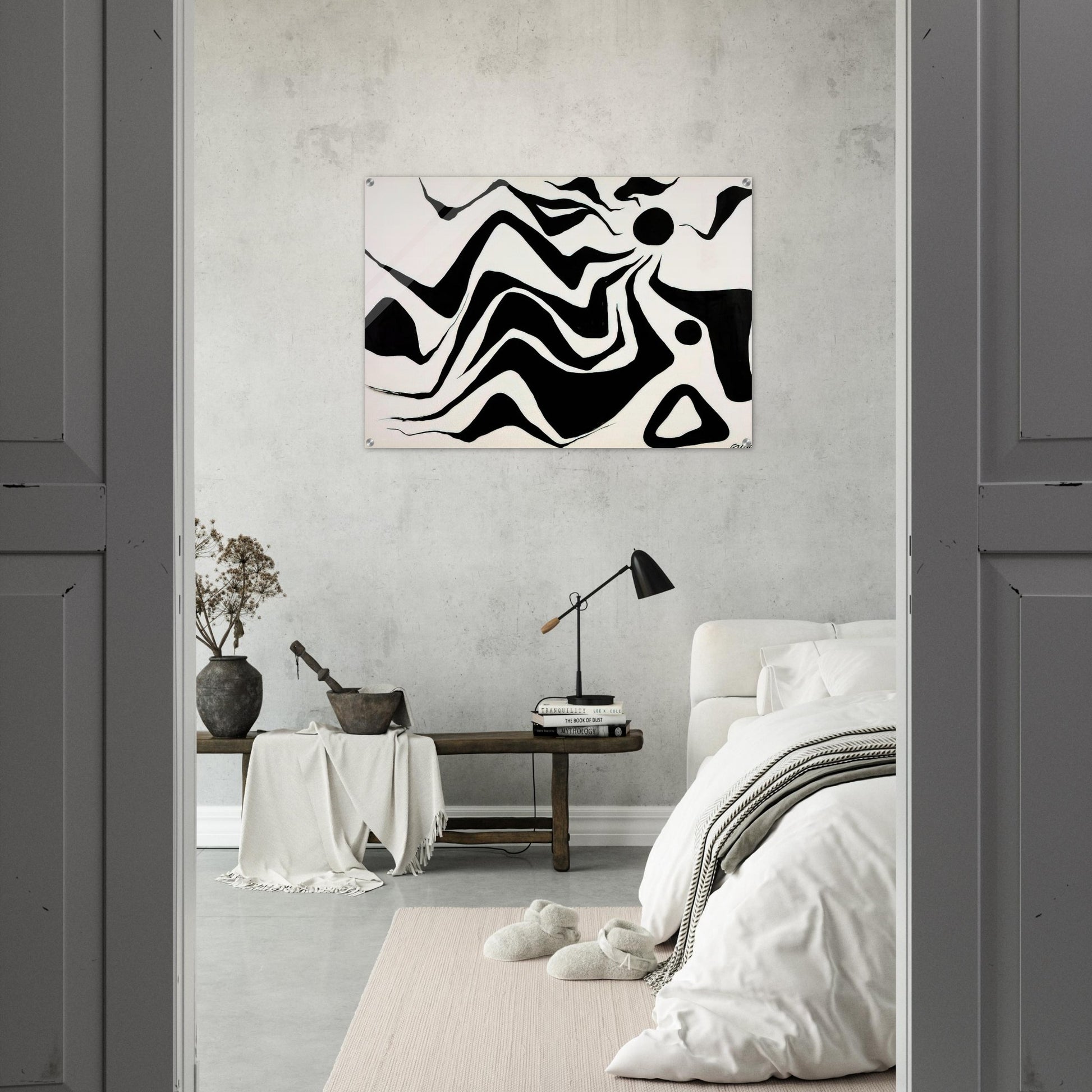 BLACK SUN 1953 - Alexander Calder Acrylic Print - 70x100 cm / 28x40″ inches