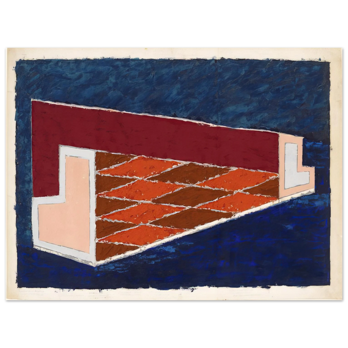 Josef Albers - ABSTRACT 1940  75x100 cm / 30x40inches Fine Art Poster