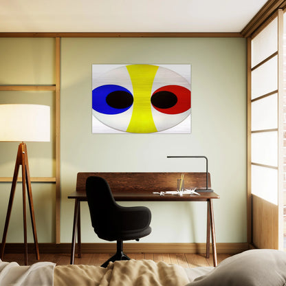 Omicron VII - 1961 - Alexander Liberman Brushed Aluminum Print - 70x100 cm / 28x40 inches | Alexander Liberman Aluminum Print | Alexander Liberman Prints