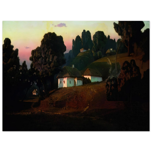 Arkhyp Kuindzhi - Evening in Ukraine  75x100 cm / 30x40inches Fine Art Poster