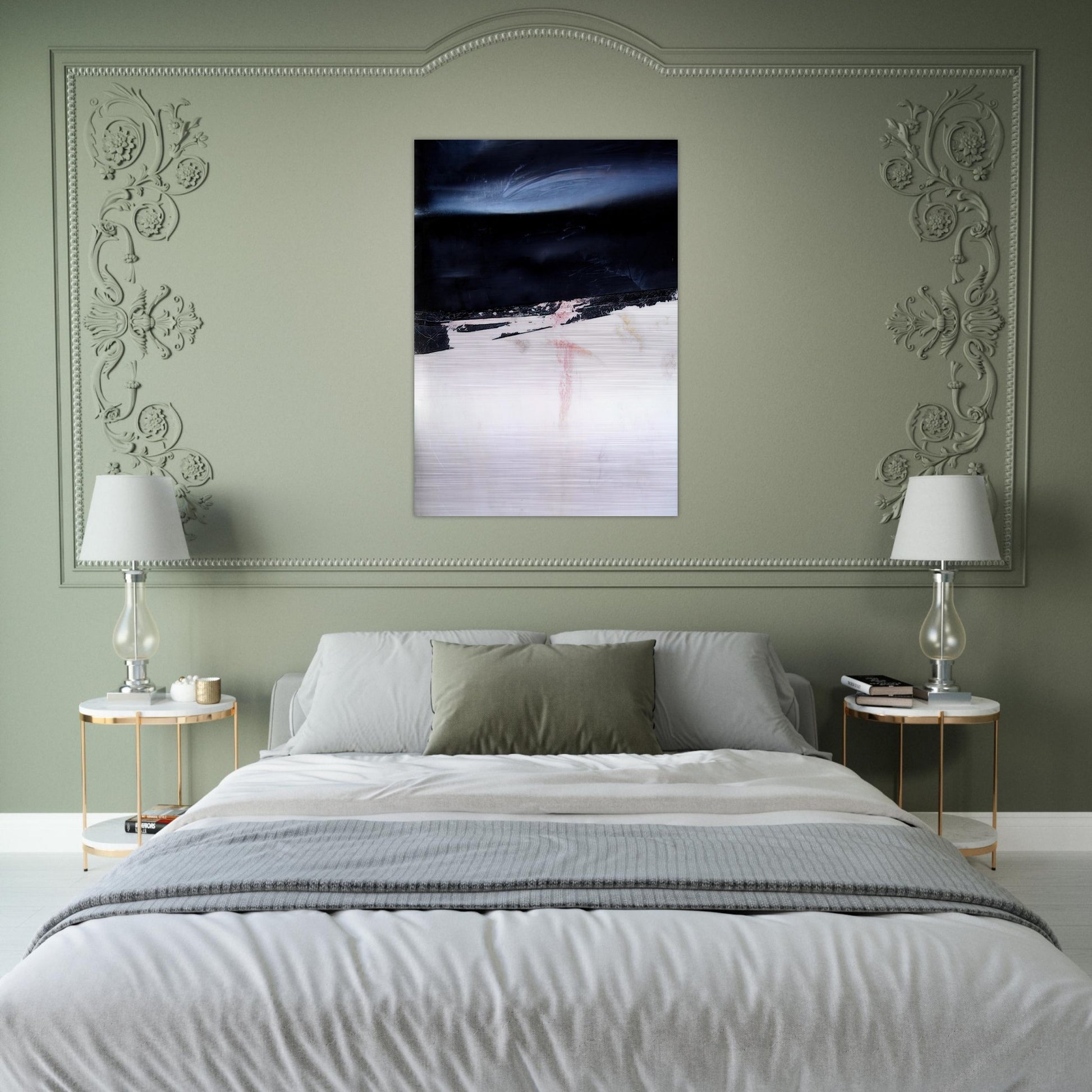 Orage - Art Informel - Nicolas de Stael Brushed Aluminum Print - 70x100 cm / 28x40 inches | Nicolas de Stael Aluminum Print | Nicolas de Stael Prints