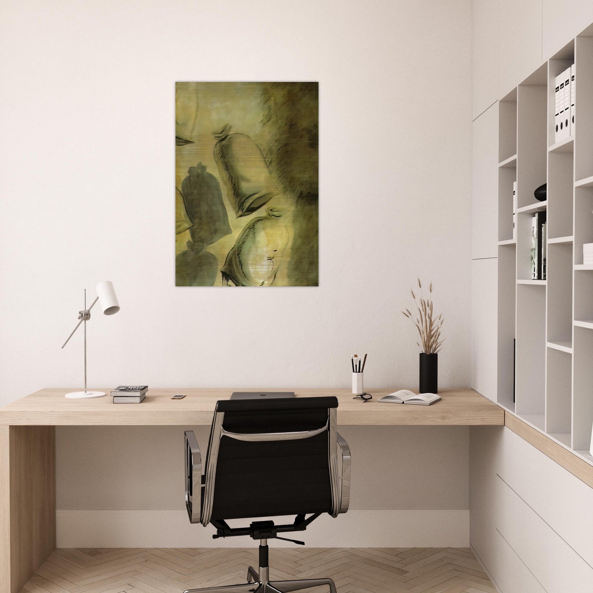 SET DESIGN FOR THE BALLET LOS SACOS DEL MOLINERO 1 - Salvador Dali Brushed Aluminum Print - 70x100 cm / 28x40 inches | Salvador Dali Aluminum Print | Salvador Dali Prints