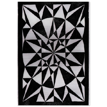 FLOR DE PASCUA BEAUTIFUL - MC Escher Brushed Aluminum Print - 70x100 cm / 28x40 inches | MC Escher Aluminum Print | MC Escher Prints