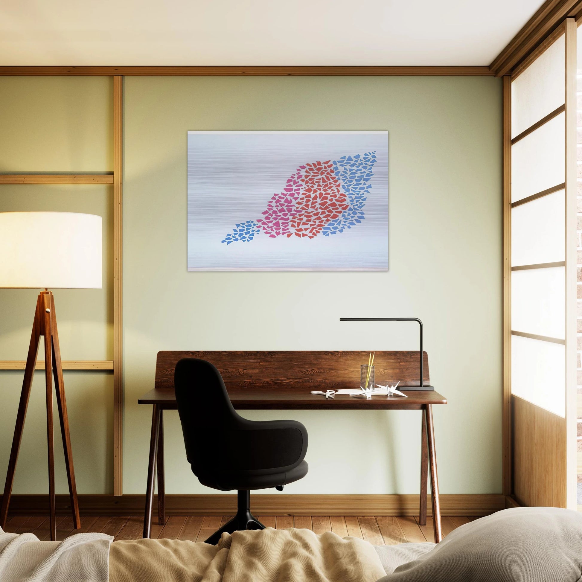 Confetti Pattern Portfolio #2 - 1973 - Robert Goodnough Brushed Aluminum Print - 70x100 cm / 28x40 inches | Robert Goodnough Aluminum Print | Robert Goodnough Prints