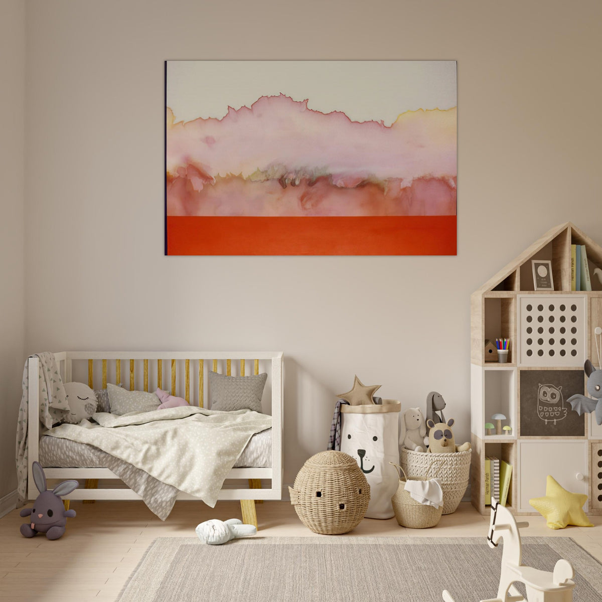 For Helen and Nicole - 1978 - Ronnie Landfield Art Prints - 100x150 cm / 40x60″ inches | Ronnie Landfield Poster | Ronnie Landfield Prints