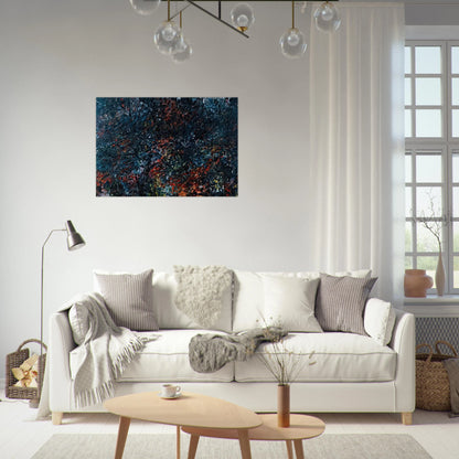 Forestine - Jean-Paul Riopelle Brushed Aluminum Print - 70x100 cm / 28x40 inches | Jean-Paul Riopelle Aluminum Print | Jean-Paul Riopelle Prints